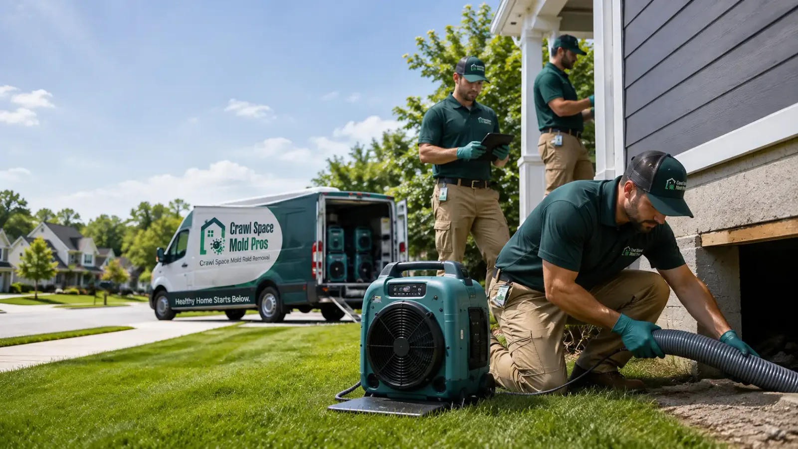 Crawl Space Mold Removal in Stafford, OH
